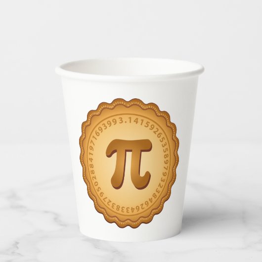 Gobelets En Papier Pi Day Party (Recto)