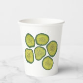 Gobelets En Papier Picket Chips Sweet Picks Alimentation Kasher Dill (Recto)