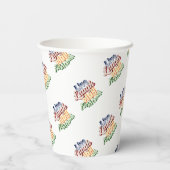 Gobelets En Papier Pickleball Cadeau Live Lauder Jouer Pickle Ball (Verso)