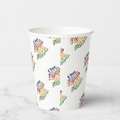 Gobelets En Papier Pickleball Cadeau Live Lauder Jouer Pickle Ball (Droite)