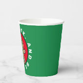 Gobelets En Papier Pickleball Gingpain fille texte personnalisé Papie (Gauche)