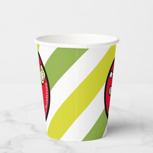 Gobelets En Papier Pickleball Gingpain garçon texte personnalisé  (Droite)