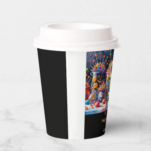 Gobelets En Papier Pickleball halloween fête pour les amoureux de les (Droite)