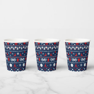Gobelets En Papier Pickleball Holiday Cheer Cup !
