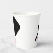 Gobelets En Papier Pickleball paddles & boules roses (Gauche)