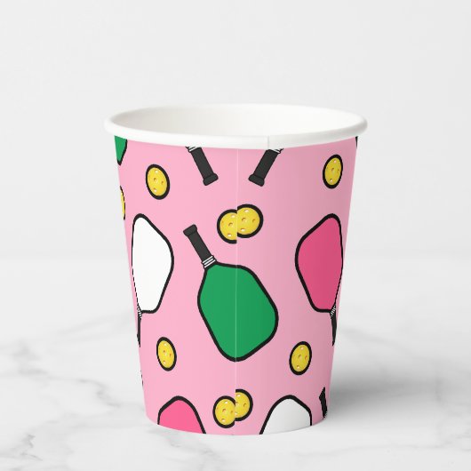 Gobelets En Papier Pickleball Party (Droite)