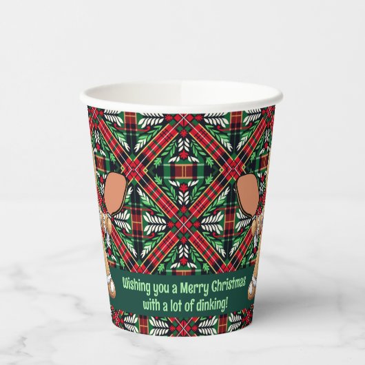 Gobelets En Papier Pickleball 🎄 Pingbread Dink (Gauche)