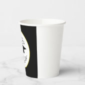 Gobelets En Papier Pièce de programme d'études de nom personnalisé (Gauche)