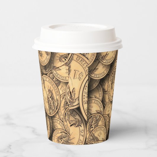 Gobelets En Papier Pièces (Gauche)