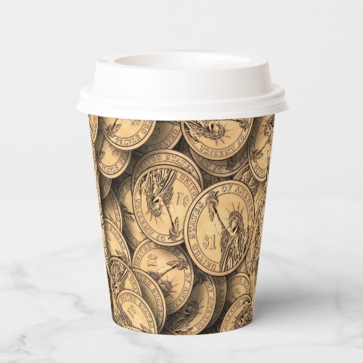 Gobelets En Papier Pièces (Verso)