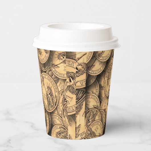 Gobelets En Papier Pièces (Droite)