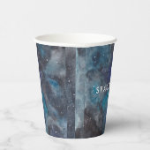 Gobelets En Papier Pièces de Juice Espace Galaxy Stars Personnalisées (Droite)