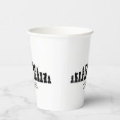 Gobelets En Papier Pièces d'échecs Design Paper Cup (Droite)