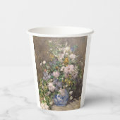 Gobelets En Papier Pierre-Auguste Renoir Bouquet de printemps (Verso)