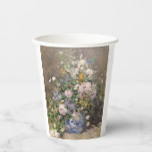 Gobelets En Papier Pierre-Auguste Renoir Bouquet de printemps (Recto)