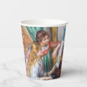Gobelets En Papier Pierre Auguste Renoir - Jeunes filles au piano (Verso)