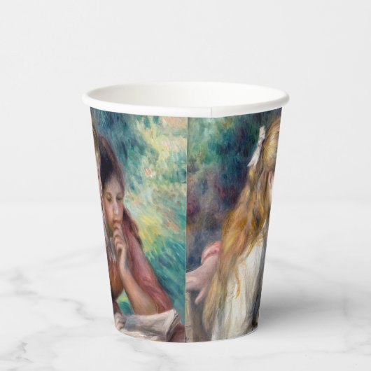 Gobelets En Papier Pierre-Auguste Renoir - Lecture (Droite)