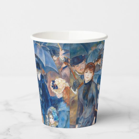Gobelets En Papier Pierre-Auguste Renoir - Les Parapluies (Gauche)
