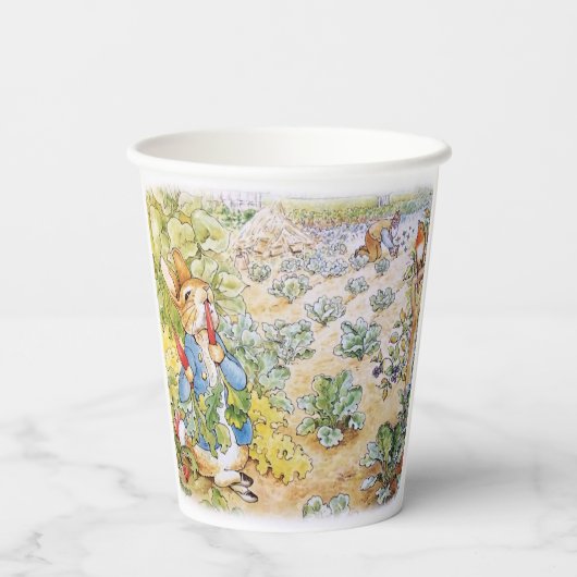 Gobelets En Papier Pierre le lapin (Verso)