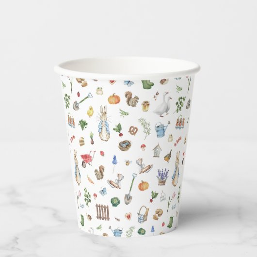 Gobelets En Papier Pierre le lapin (Recto)