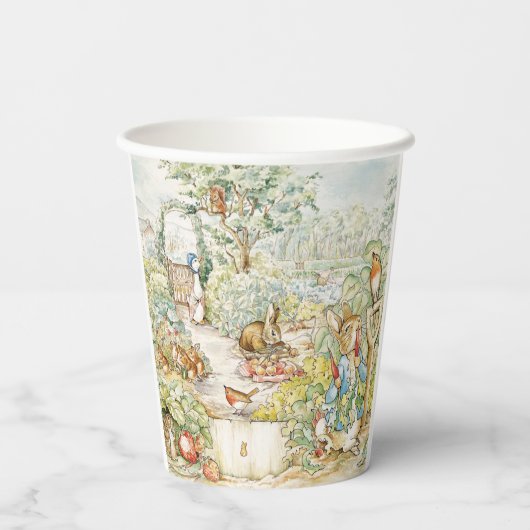 Gobelets En Papier Pierre le lapin (Verso)