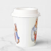 Gobelets En Papier Pierre le lapin et Joséphine lapin (Droite)