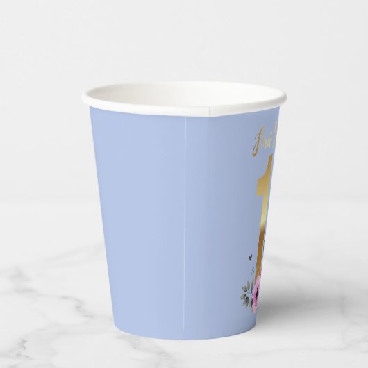 Gobelets En Papier Pierre le Rabbit Gold 1er anniversaire (Droite)