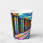 Gobelets En Papier Pierres psychédéliques (Verso)