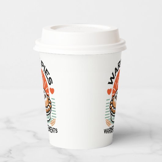 Gobelets En Papier Pies chaudes Moments plus chauds - Conception d'au (Gauche)