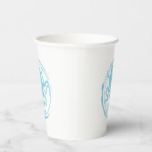 Gobelets En Papier Pieuvre bleue côtière 2 (Droite)