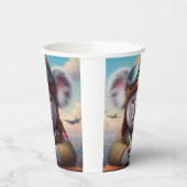 Gobelets En Papier Pilote d'avion Koala (Gauche)