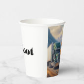 Gobelets En Papier Pilote de camion Bigfoot (Droite)