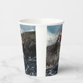 Gobelets En Papier Pilote de vélo droit jetez l'oreiller (Gauche)