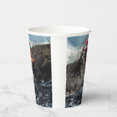 Gobelets En Papier Pilote de vélo droit jetez l'oreiller (Droite)