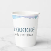 Gobelets En Papier Pilote personnalisé Teddy Bear Anniversaire (Verso)