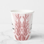 Gobelets En Papier Pin de Noël Rouge Décoration Neige Belle (Droite)