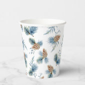 Gobelets En Papier Pin d'hiver et Evergreens (Droite)