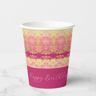 Gobelets En Papier Pinces Et Motif