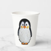 Gobelets En Papier Pingouin brodé - Croix animal par Calli (Recto)