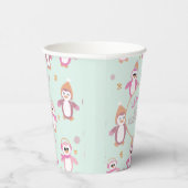 Gobelets En Papier pingouin hiver onederland premier anniversaire (Droite)