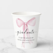 Gobelets En Papier Pink Bow (Recto)