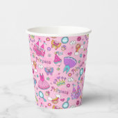 Gobelets En Papier Pink Fairytale Princess (Gauche)