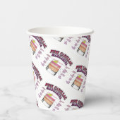 Gobelets En Papier PINK MARGARITA Cocktail Recette Art (Verso)