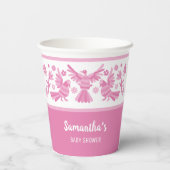 Gobelets En Papier Pink otomi c'est une fille merci (Verso)