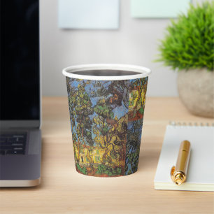Gobelets En Papier Pins de Van Gogh - Art de jardin classique