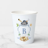 Gobelets En Papier Pirate Crest (Verso)