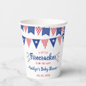 Gobelets En Papier Pirate En Chemin ! baby shower 4 juillet (Verso)