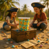 Gobelets En Papier Pirate Treasure Gold
