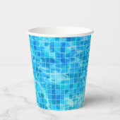 Gobelets En Papier Piscine d'été cool Fête de l'eau Amusement (Verso)
