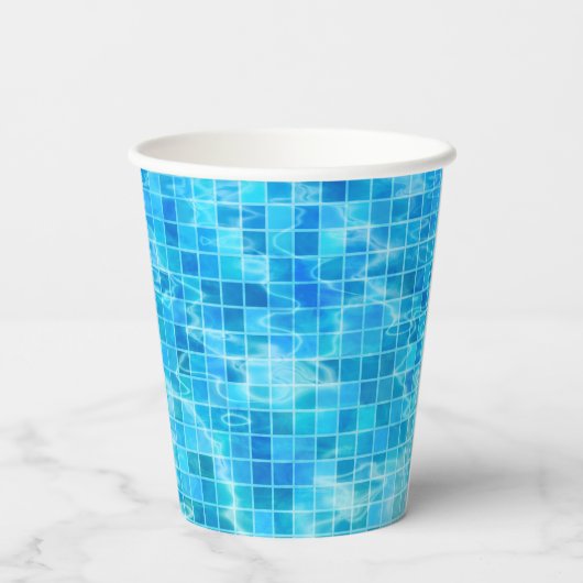 Gobelets En Papier Piscine d'été cool Fête de l'eau Amusement (Verso)